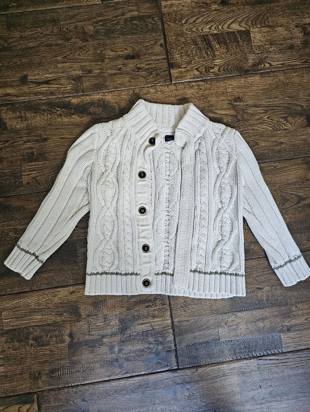 Baby Gap Boys Size 4 Cable Knit Button Sweater